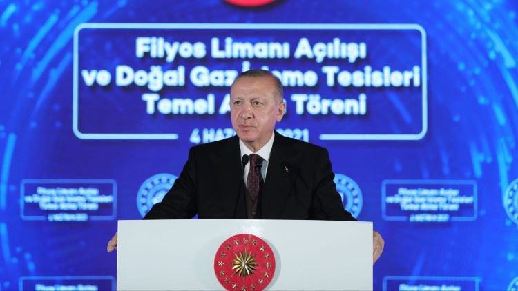 Erdoğan: Amasra-1 kuyusunda 135 milyar metreküp doğalgaz rezervi bulundu