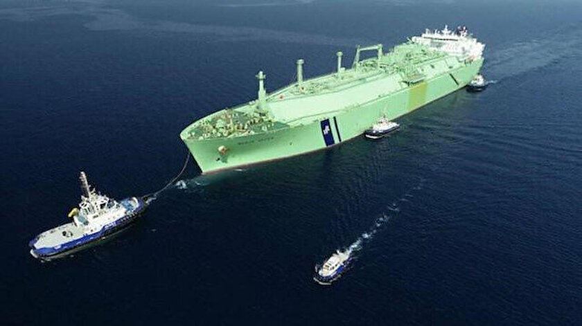 LNG ship departing from Algeria reached Turkey