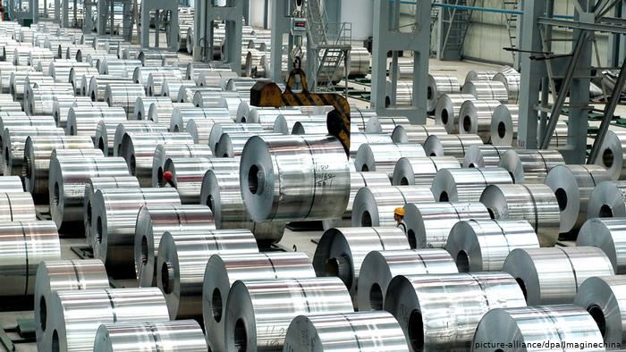 Aluminum declines from near historical peak