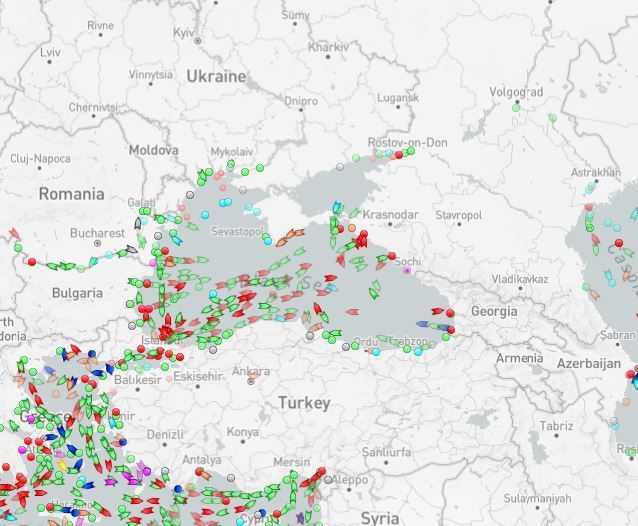 2 Turkish-owned ships waiting in Ukrainian ports took off