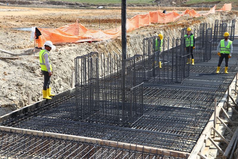 The foundation of the factory that will produce aircraft parts from carbon fibre material was laid in Tekirdağ