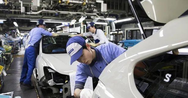 Car production increased in Japan