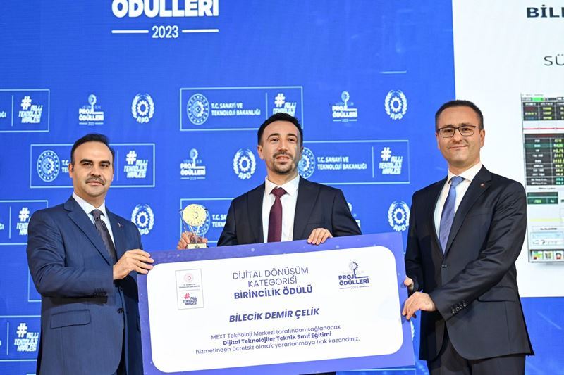 Bilecik Demir Çelik won the first prize in digital transformation