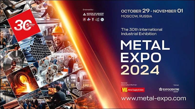 Metal Expo Moskova 2024, büyük ticari faaliyetlerle takip edilecek