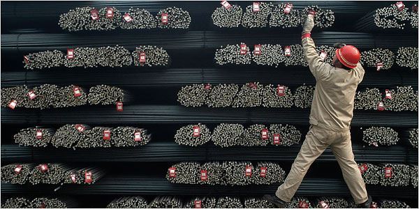 Steel stocks in China decreased in early June