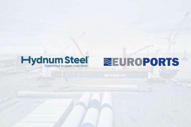 Hydnum Steel ve Euroports'tan çelik lojistiğinde stratejik iş birliği