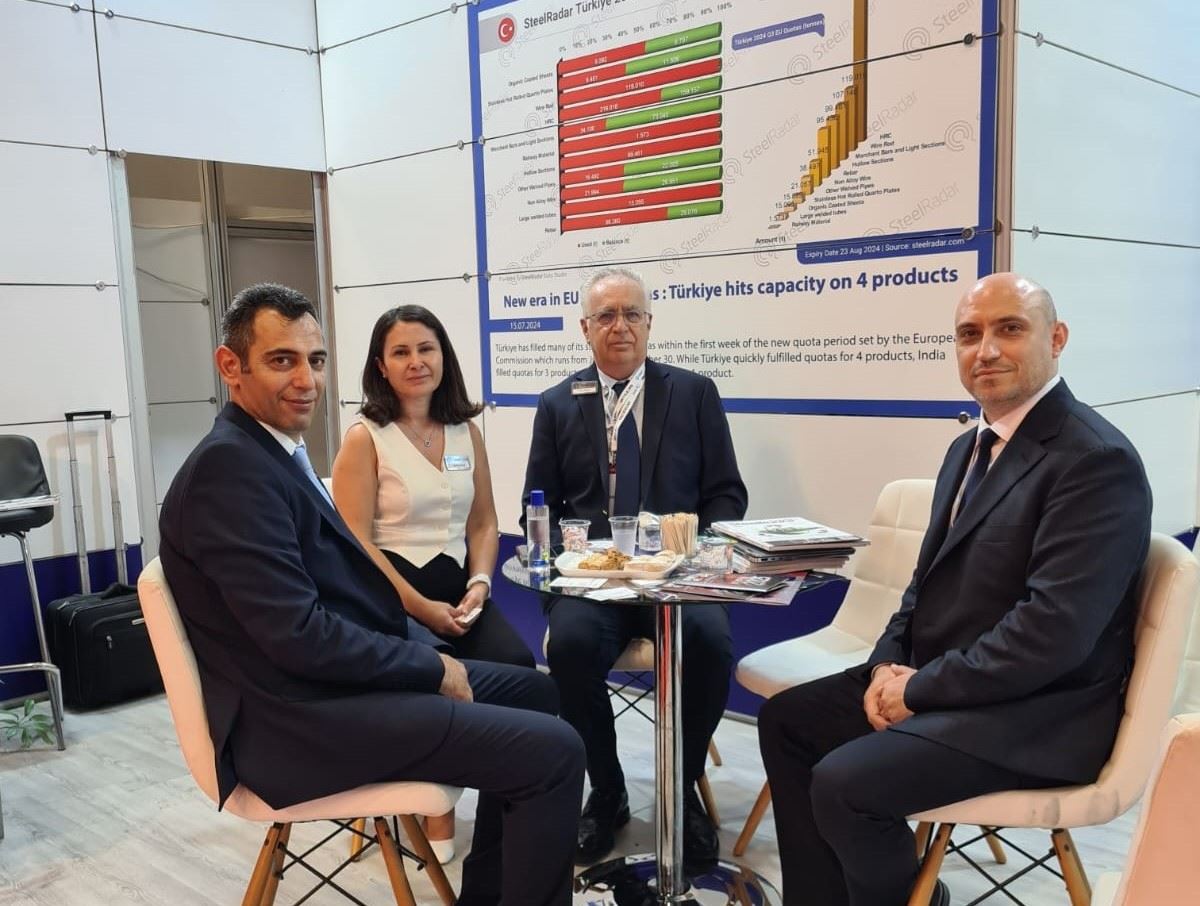 Sky Fuarcılık-Metal expo Eurasia Deputy General Manager Murat Görbulak and SteelRadar met at Istanbul Metal expo