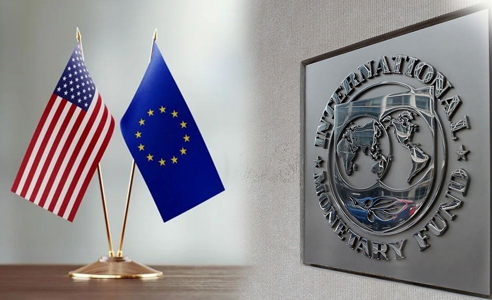 IMF: EU slowdown, US strength