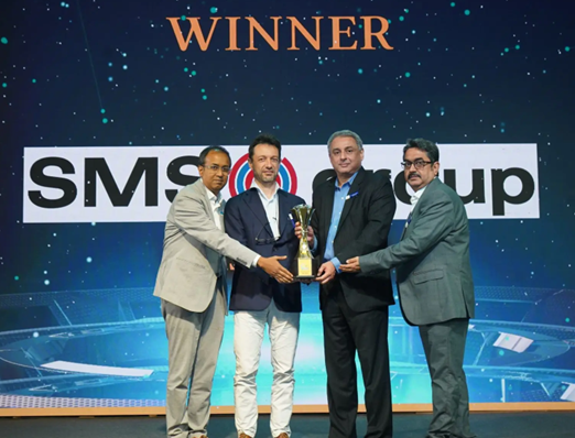 SMS group wins Tata Steel's "Technology Partner of the Year 2024" award