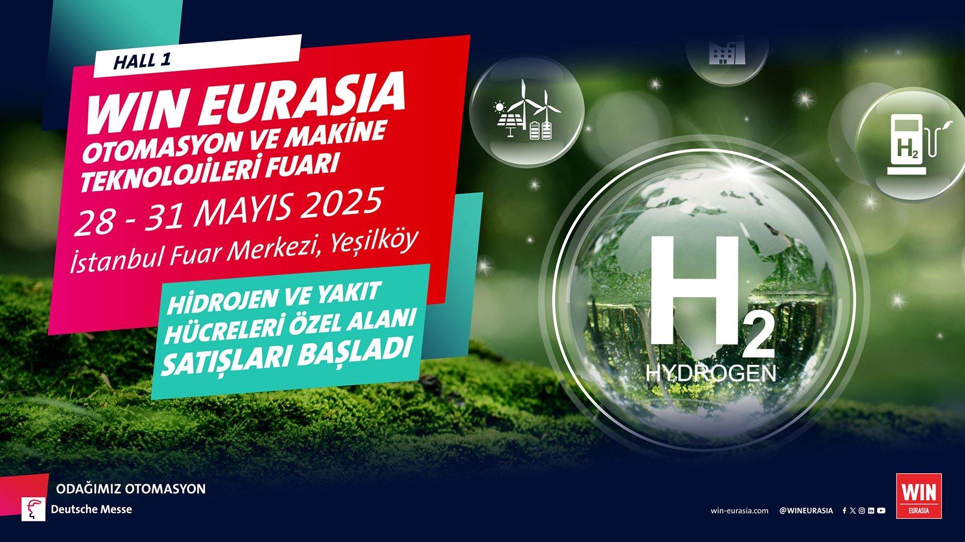 WIN EURASIA 2025: Hidrojen ve Yakıt Hücreleri Özel Alanı ile Sürdürülebilir Geleceğe Dikkat Çekiliyor