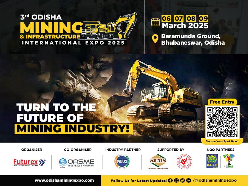 Odisha Mining Expo: kapılarını 6-9 mart 2025'te açıyor!