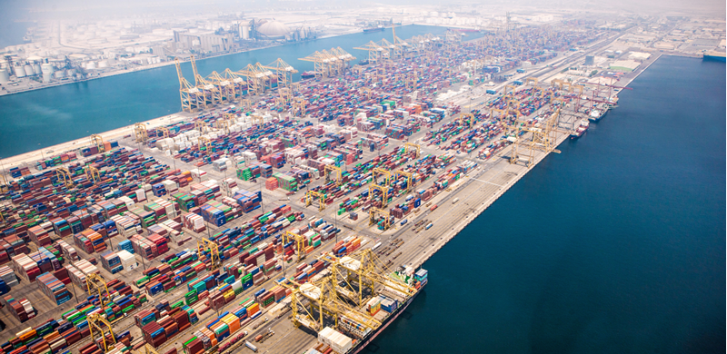 Growth in cargo volume and iron and steel exports at Jebel Ali Port