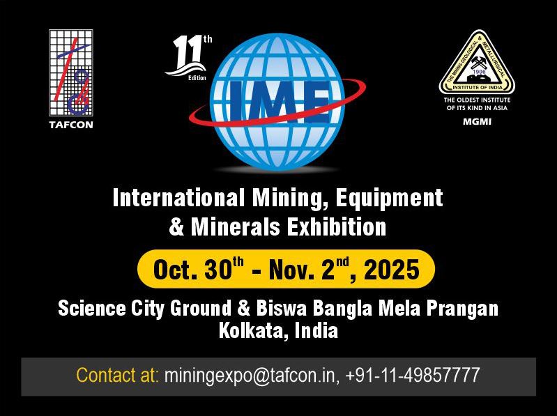 IME 2025: the heart of the mining and equipment industry will beat in Kolkata