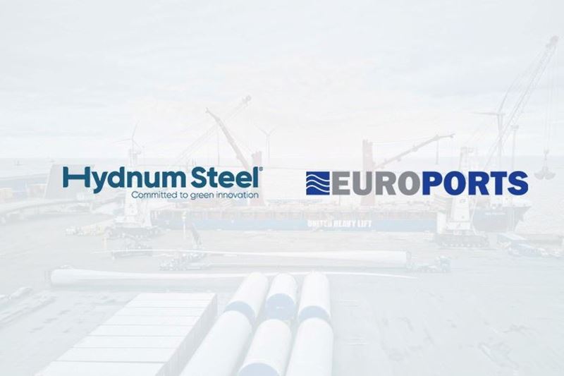 Hydnum Steel ve Euroports'tan çelik lojistiğinde stratejik iş birliği