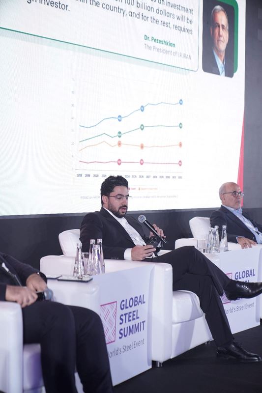 Global Steel Summit'te Amir Keshmiri, İran'daki yatırım fırsatları hakkında konuştu