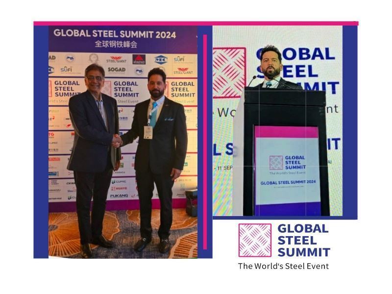 Dr. Salam pointed out the importance of recycling at the Global Steel Summit