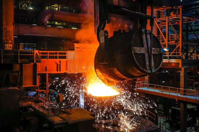 South Korea's crude steel production increased by 1.3% in September