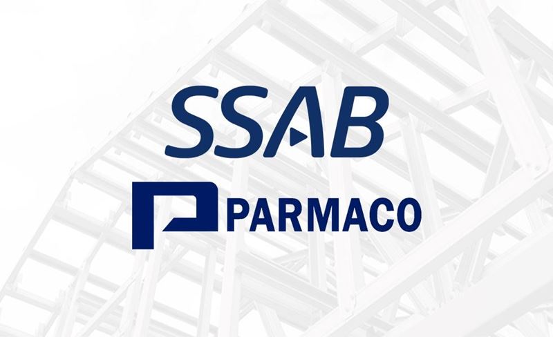 SSAB and Parmaco collaborate for a fossil-free steel structure