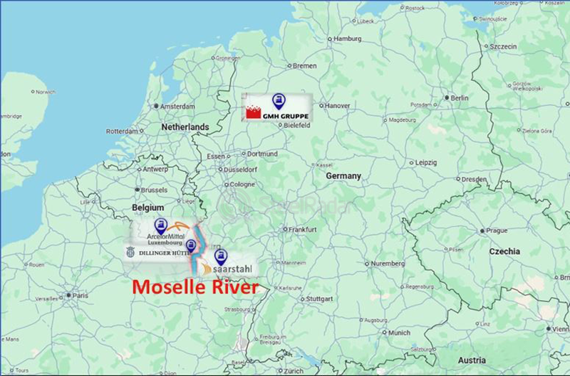 The Moselle River accident and its effects: logistics, trade and scrap markets shaken 