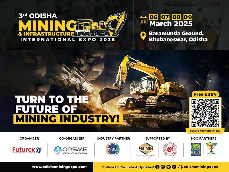 Odisha Mining Expo: opening its doors on March 6-9, 2025!