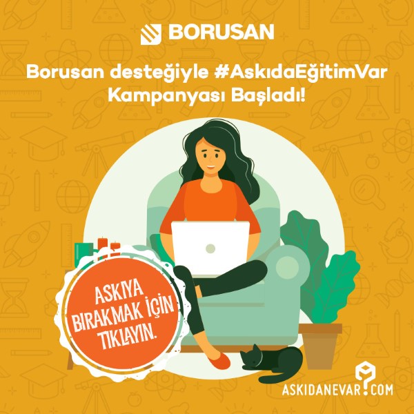 Borusan’dan #AskıdaEğitimVar!