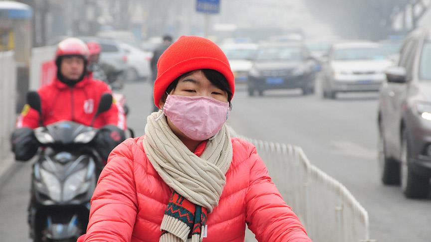 Pekin'de Hava Kirliliği Turuncu Alarma Çıkarıldı