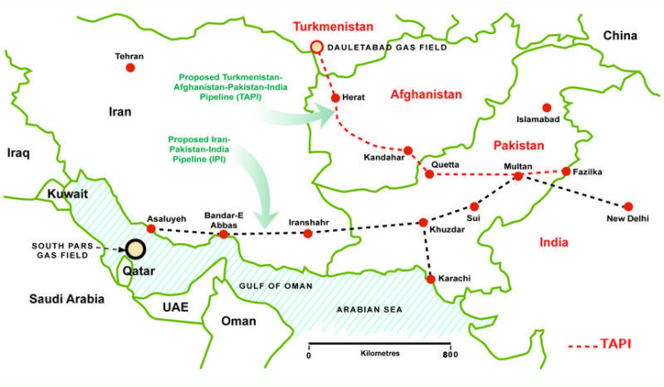 Türkmenistan, Afganistan, Pakistan Doğalgaz Boru Hattı Projesi