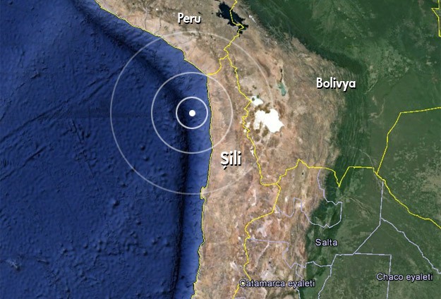 Şili'de 8,3 Büyüklüğünde Deprem