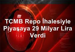 TCMB, Repo İhalesiyle Piyasaya 29 Milyar Lira Verdi