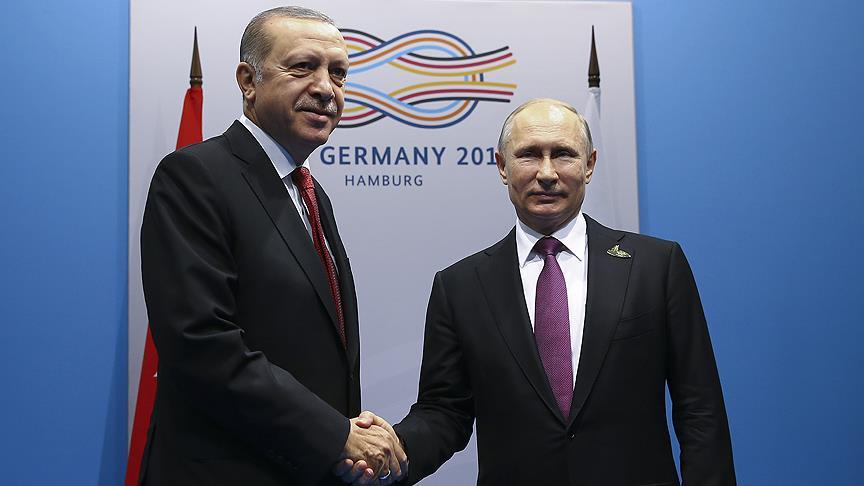 Cumhurbaşkanı Erdoğan Putin'le Görüştü