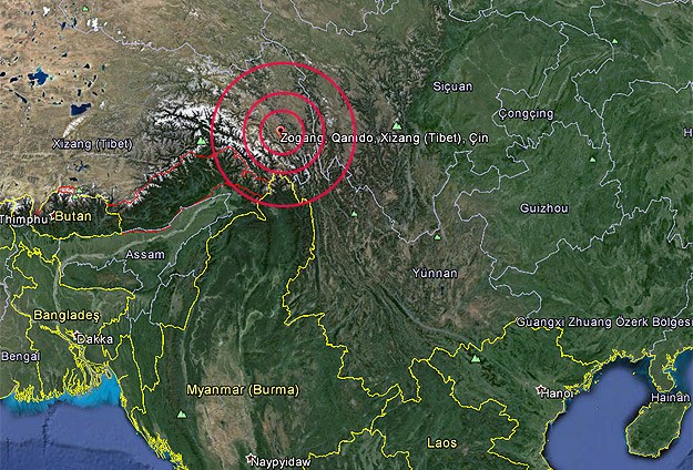 Çin'de 6,1 Büyüklüğünde Deprem