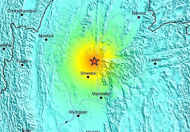 Myanmar Bu Kez Depremle Sarsıldı