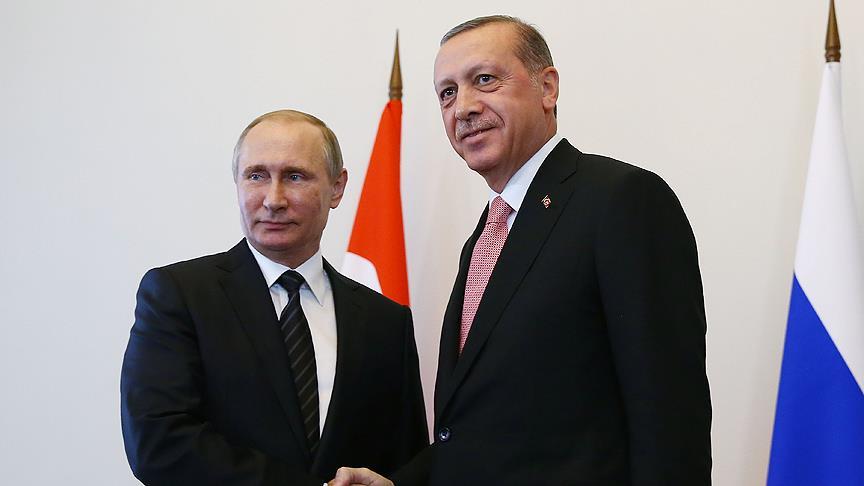 Cumhurbaşkanı Erdoğan ve Putin Telefonda Görüştü