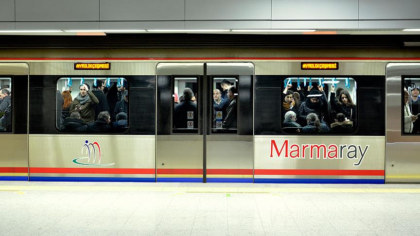 Marmaray'dan 61 Milyon Yolcu Geçti